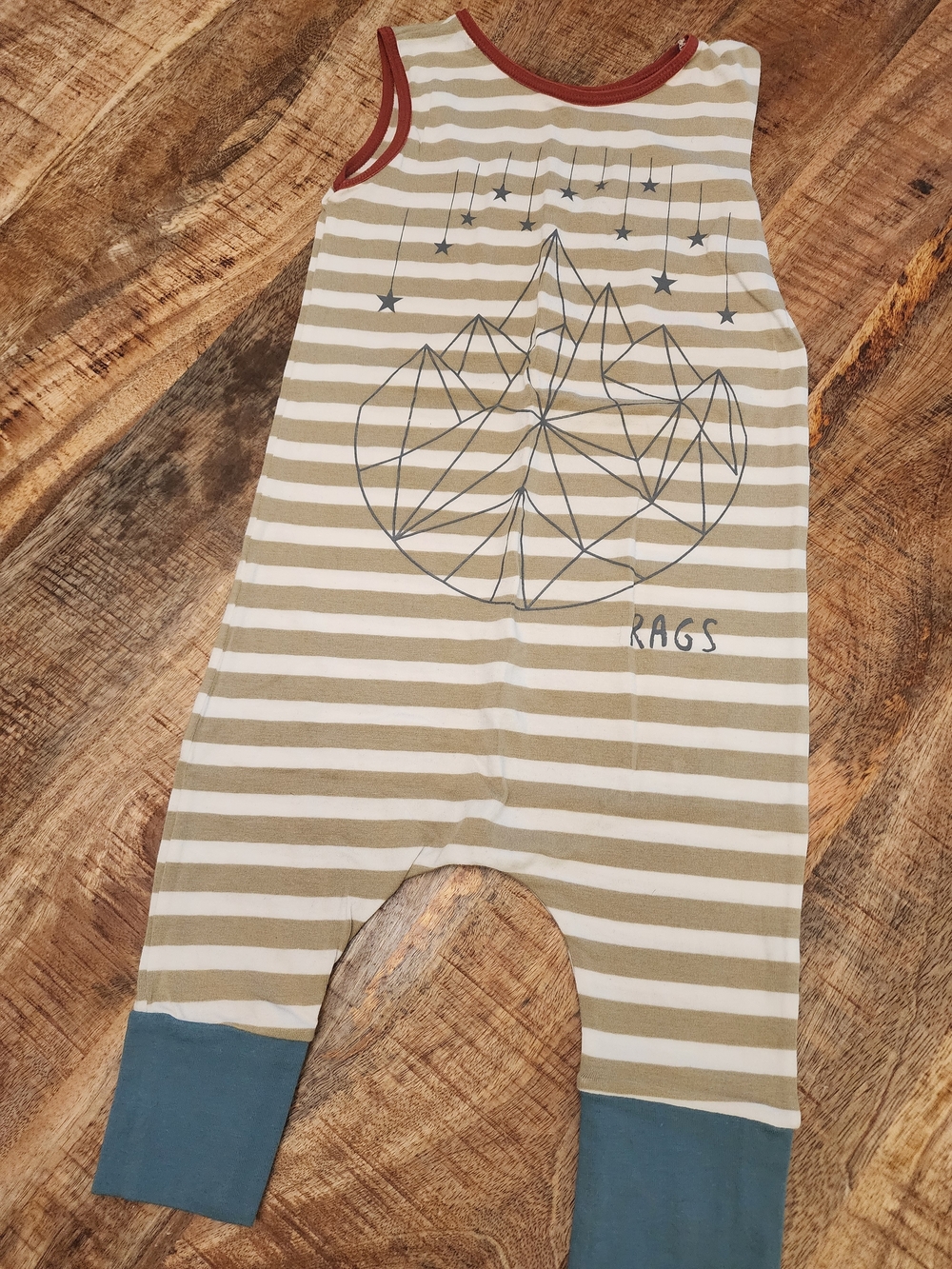 Rags To Raches 3/4 Tank Rompers - Picture 2 of 3